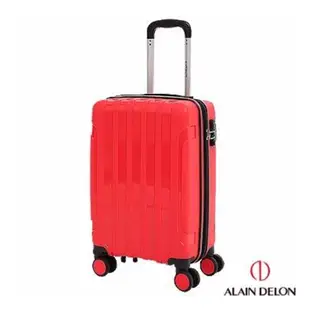 【ALAIN DELON亞蘭德倫】20吋亮彩旗艦系列登機箱(紅)含運