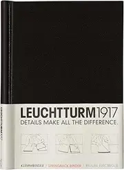 LEUCHTTURM1917 (318056) Springback Binder PEKA (A4) Capacity: 150 pages maximum, Size: 220x305x25 mm, Black