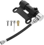 LAPYAPPE Bicycle Pump Mini Bike Mini Inflation Pump Bike Pumps for All Bikes Mountain Bike Pump Portable Bike Pump Air Pump for Bike Tiny Bike Pump Mini Air Pump Black Aluminum Alloy
