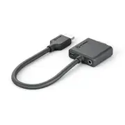 Alogic Elements 20cm Micro-USB Powered HDMI to VGA Adapter with Audio