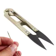 2PCS Thread Cutting Scissors Small Sewing Shears U-Shaped Sewing Scissors