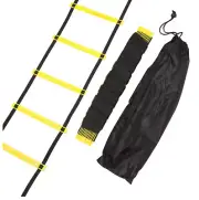 Agility Ladder 10 Rung 5 metre Foot work Soccer Run Training Fitness Equipment