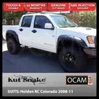 Kut Snake Flares Front & Rear Set for Holden Colorado RC 2008-2011 ABS (Code #29