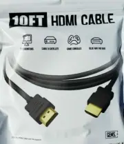 GEMS 10FT FOOT High-Speed HDMI Cable- Supports 4K, Ethernet, 3D and Audio Return