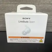 Sony LinkBuds Open True Wireless Earbuds - White- New Sealed(WF-L910/WZ)