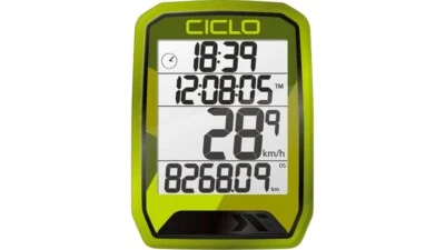 CicloSport Cycle Computer " Protos 213 Green, 4-Zeilen-Display, Wireless