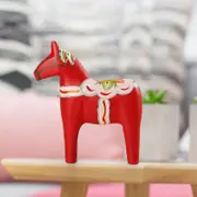Dala Horse Figurine Swedish Statue Nordic Birthday Gift Collectible Art Crafts Home red Large