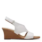 Clarks Women's Kyarra Aster White Leather 26173164