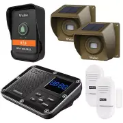 Wireless Alarm System for Home Security Expandable - 6-Piece Kit Include Door...