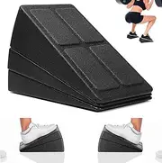 3Pcs Slant Board Squat Wedge Blocks, 8°- 34° Adjustable squat ramp, Multi-Angle Foam Fitness Slant Board, Non-Slip Squat Ramp Slant Board Calf Stretcher, Calf Stretcher Foam Wedge Block