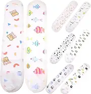 HONITANO 8Pcs Belly Bands Cotton Cord Support Belts for Newborns Cute Cartoon Patterns Breathable Warm for Diaper Changing Sleeping