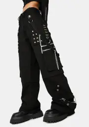 [Tripp NYC] Black Step Chain Pants