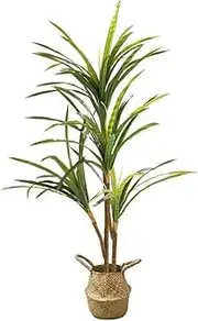 Artificial Trees Artificial Tree in Pot Artificial Dracaena Tree Plants Greenery Simulation Tree Plants Home Decor Potted Fake Tree Fake Tree (Color : B, Size : 120cm)