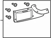 76806-42020-E0 Toyota Garnish sub-assy, back door, outside lower lh 7680642020E0