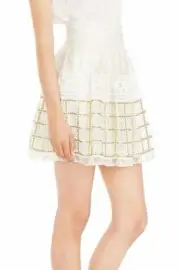 NWT RRP $750 Sass & Bide THE POWER OF ONE Embroidered & Embellished Skirt 14 44