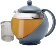 Teapot with Removable Infuser, Glass Tea Maker with Reusable Fine Mesh Stainless