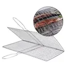 Portable Stainless Steel BBQ Barbecue Grilling Basket for ,Vegetables S