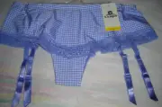 b.tempt'd by Wacoal Gingham Bikini Garter Straps Large Lavender