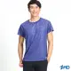 ZMO 男運動壓光短袖衫TN477 - 紫色