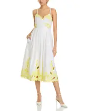 Cinq a Sept Trailing Peonies Maude Dress