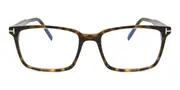 Tom Ford FT5802-B Blue-Light Block 052 Men's Glasses Tortoiseshell Size 55 - Private Health Rebate - Blue Light Block Available