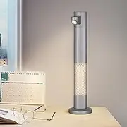 MAGNIFICA LUCE Cordless Rechargeable LED Table Lamp, Dimmable Bedside & Desk Lamp with Touch Control, 3000K-5000K Warm/Cool Light for Reading (Grey)