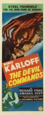 The Devil Commands poster Boris Karloff 1941 Old Movie Photo