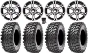 ITP SS212 14" Wheels Machined 30" Rampage Tires Polaris RZR XP 1000 / PRO XP