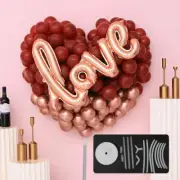 Heart Shape Balloon Column Stand Arch Frame Wreath Holder Wedding Favors¤