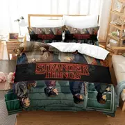 o941 Stranger Things Series Three-Piece Set Digital Printed Quilt Cover Pillowcase nj941