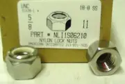 5/8-11 Nylon Insert Lock Nuts 18-8 Stainless Steel (3)