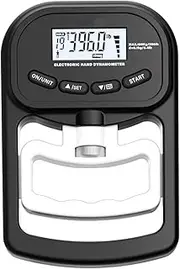 Grip Strength Tester, Grip Trainer, 396lbs / 180kg Electronic Hand Gripper Strength Trainer with LCD Display, Gripping Strengthener for Sport, Home, School, Clinic Use