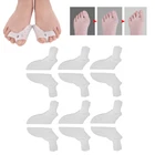 6 Pairs Big Toe Separator 3 Hole Soft Pad Pain Relief Overlapping Corrector DM5