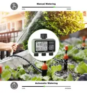 3-Outlet Water Timer Independent Control Program Digital Garden Sprinkler
