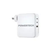 Powertech Charger Power Adapter 140W Dual USB-C & Single USB-A Fast Charging