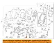 GM OEM 13-16 Malibu Limited Driver Seat Components-Memory Switch Bezel 22782602