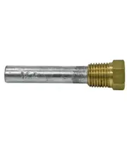 B&S Marine Anodes BSMPZ14C 1/4" Pencil Zinc W/ Plug