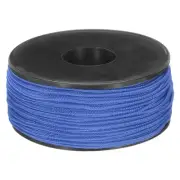 1.18mm x 164 Feet Paracord Micro Cord Rope 100 LB Braided Cord, Blue