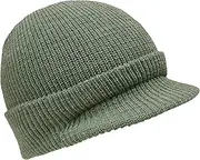 [Unknown] Genuine New 100% Wool Peaked HAT US Army Watch Cap Outdoor Army Headwear Beanie