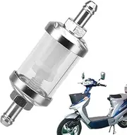 Motorcycle Petrol Oil Filter, Motorcycle Filter, Cleanable Filter with Transparent Oil Volume, Replacement of Vehicle Filter Cup, Oil Filter for Motorcycles, ATV