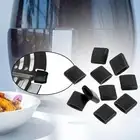 10x Air Fryer Rubber Bumpers, Air Fryer Tray Rubber Feet Rubber Kitchen Parts