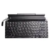 Retro Typewriter Keyboard Wireless Bluetooth Keyboard USB Mechanical Punk6622