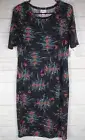 Lularoe Women's Julia Dress Black & Red Size M NWT