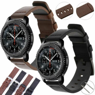 22mm Genuine Leather Watch Band Wrist Strap Buckle For Fossil CARLYLE HR Gen 5