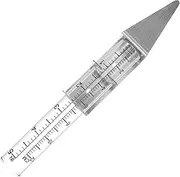 VICASKY Stainless Steel Rain Gauge Bracket Outdoor Rain Measure Gauge for Yard Holder Measuring Device