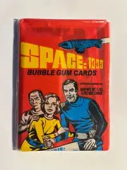 1976 SPACE 1999 TV SERIES TRADING CARD WAX PACK UNOPENED NEW SEALED