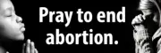 Pray To End Abortion Pro-Life Bookmark (Pack of 100)