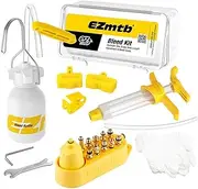 Mingzhe Bike Hydraulic Disc Brake Bleed Tool Bleeder Kit MTB Road Bike Brake Bleeding Kit Bike Mineral Oil Fluid Set Metal Adapter