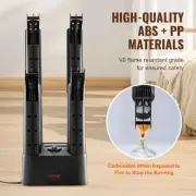 Detachable Shoe Dryer with Heat Blower & Timer, Black/Orange, 4 Tubes, 1.5 m ...