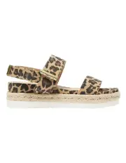 [Sandler] Warner Sandals in Animal Fabric